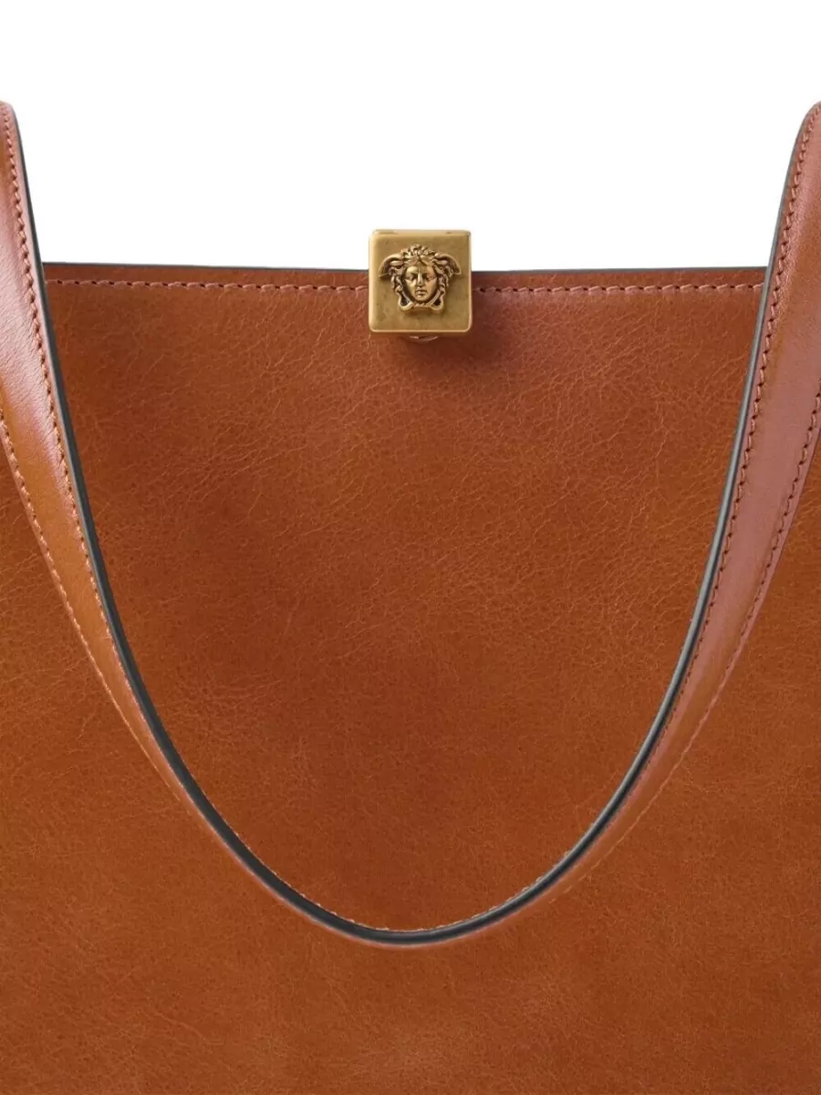 Versace Medium Tote Calf Leather Tote Bag