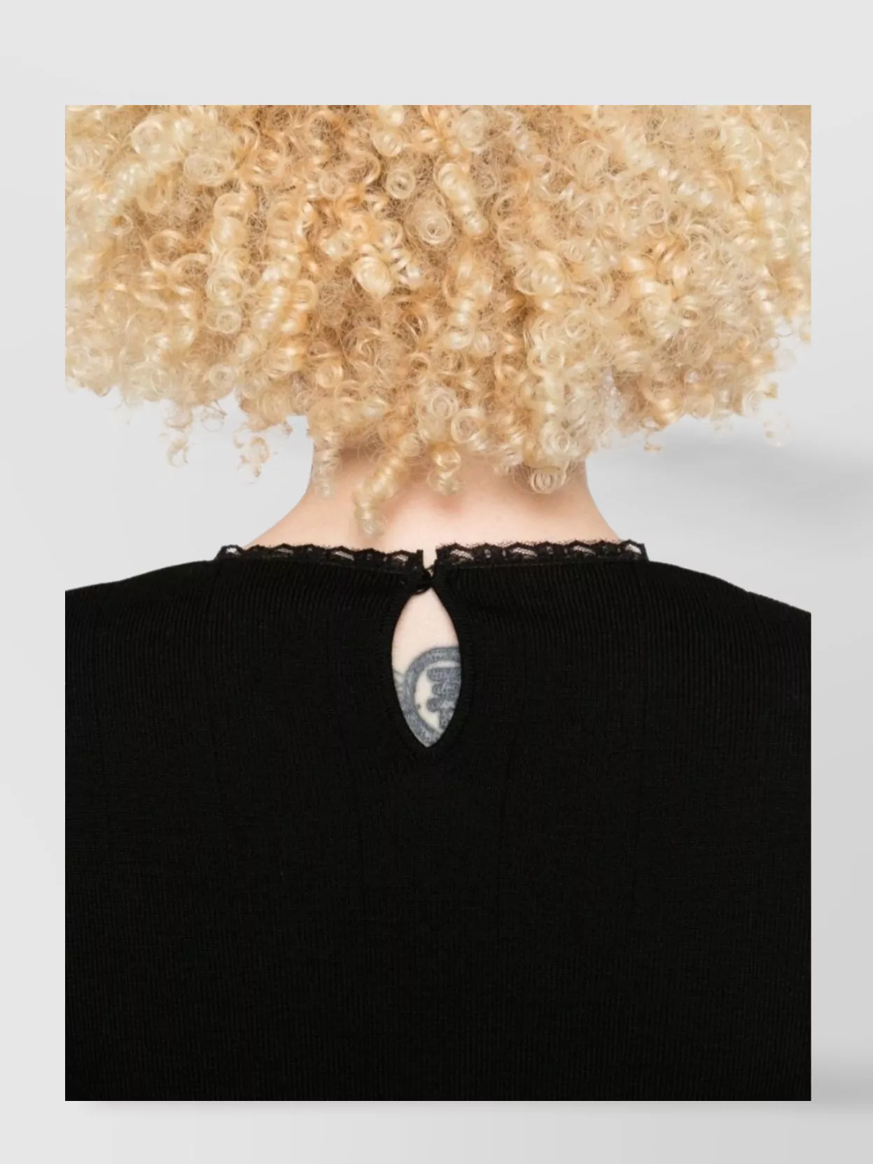 Moschino Long Sleeve Knitwear Keyhole Back