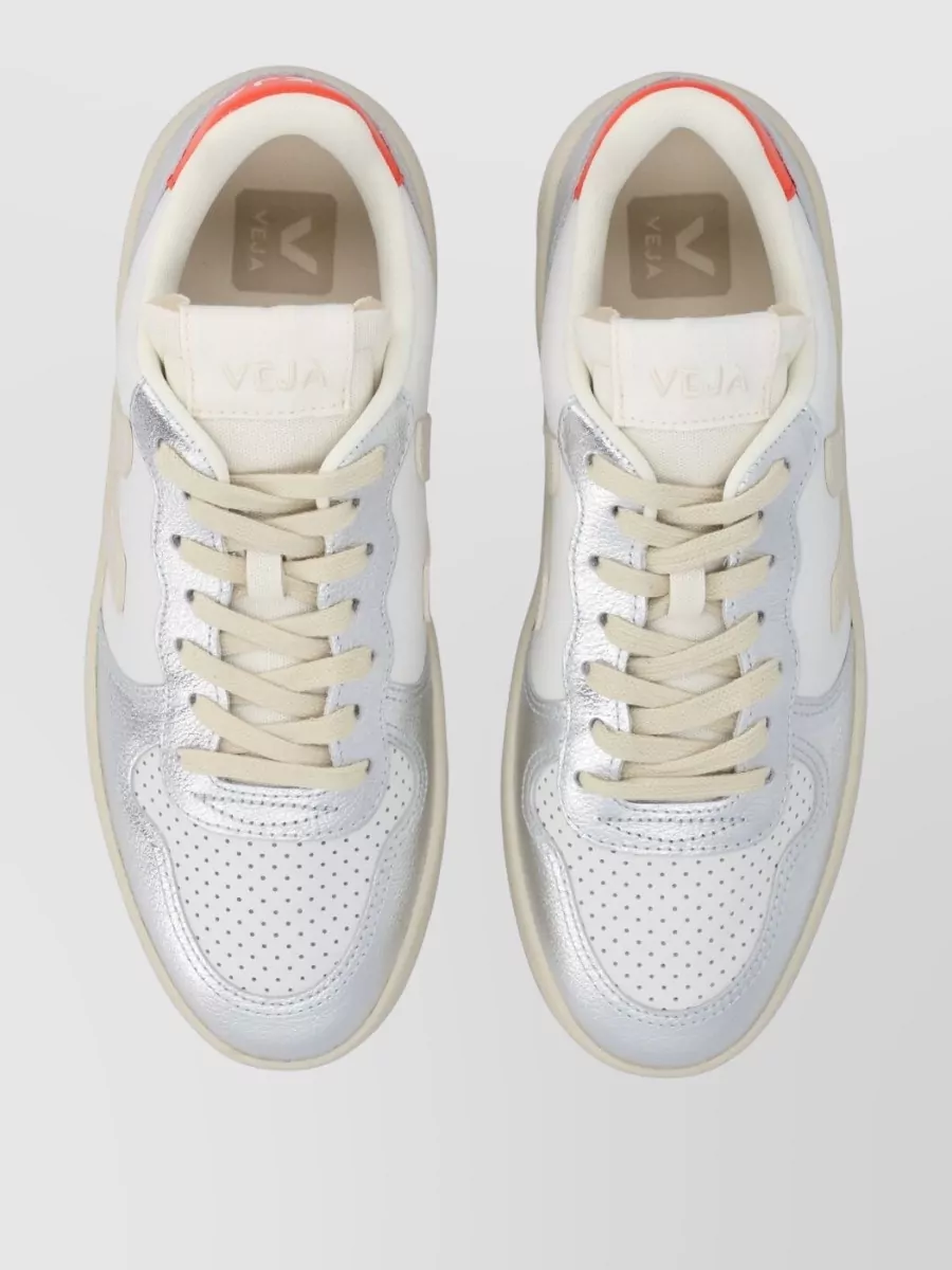 Veja Stylish Sneakers With Rubber Sole And Perforations