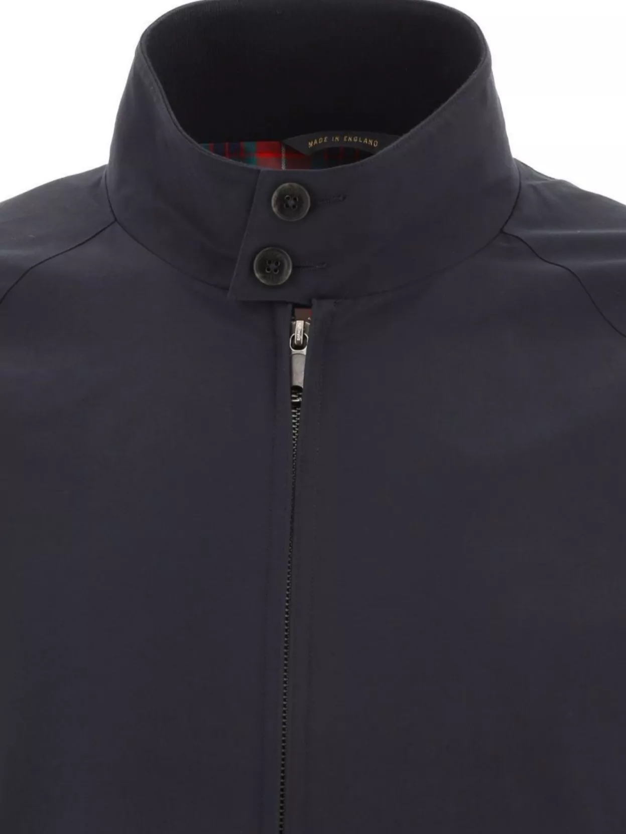 Baracuta Collared Jackets With Button Detail And Pockets In Blue