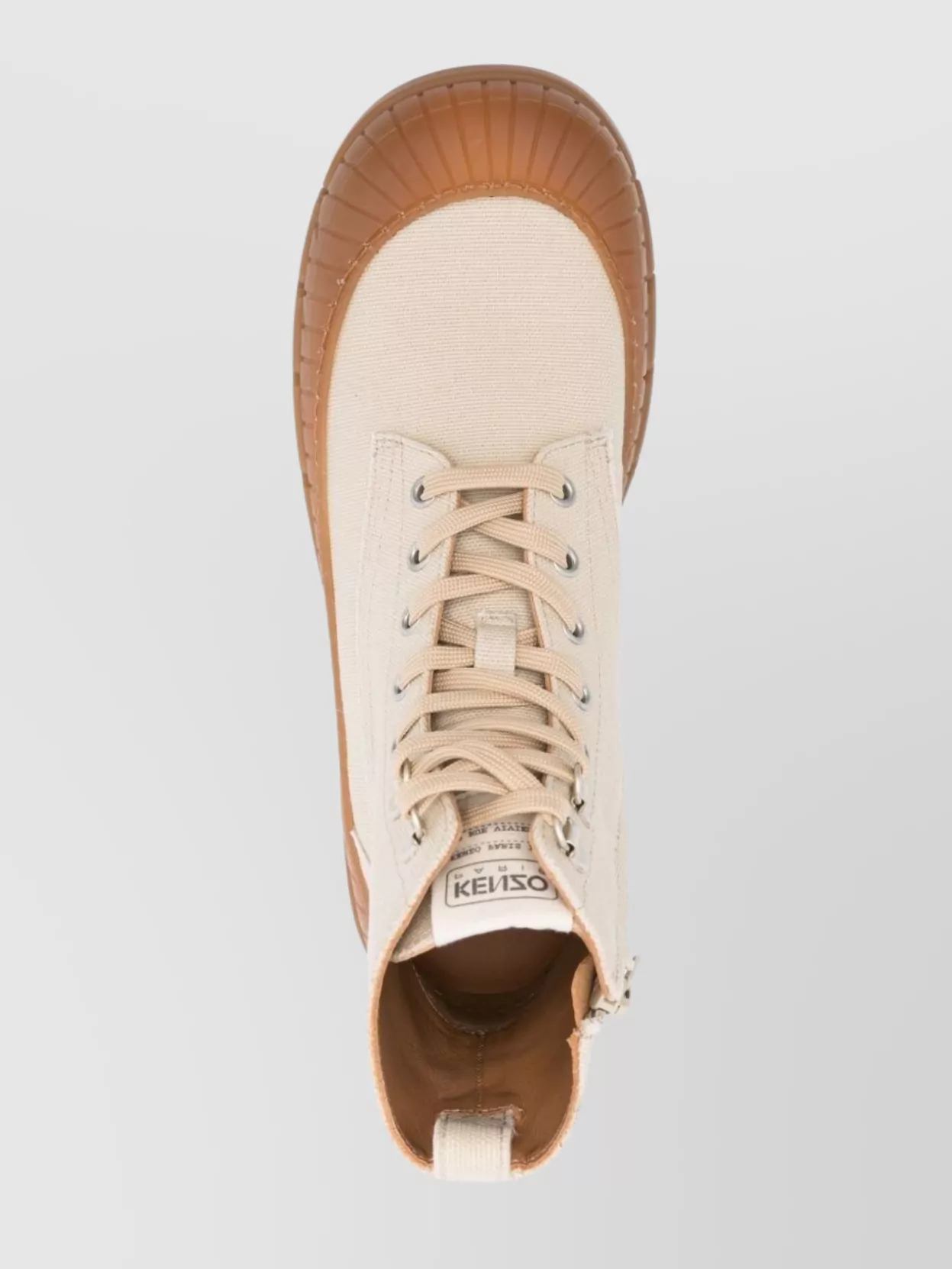 Kenzo High-Top Ankle Boots Pull-Tab Heel