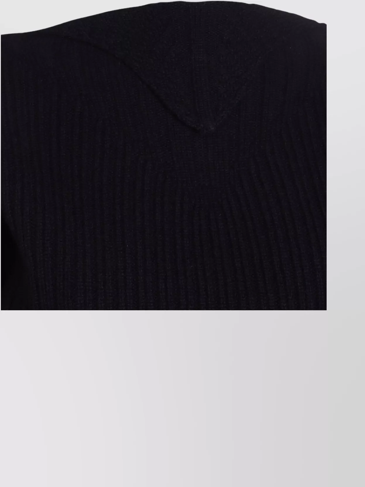 Rick Owens Fitted Silhouette Ribbed Crewneck Knitwear