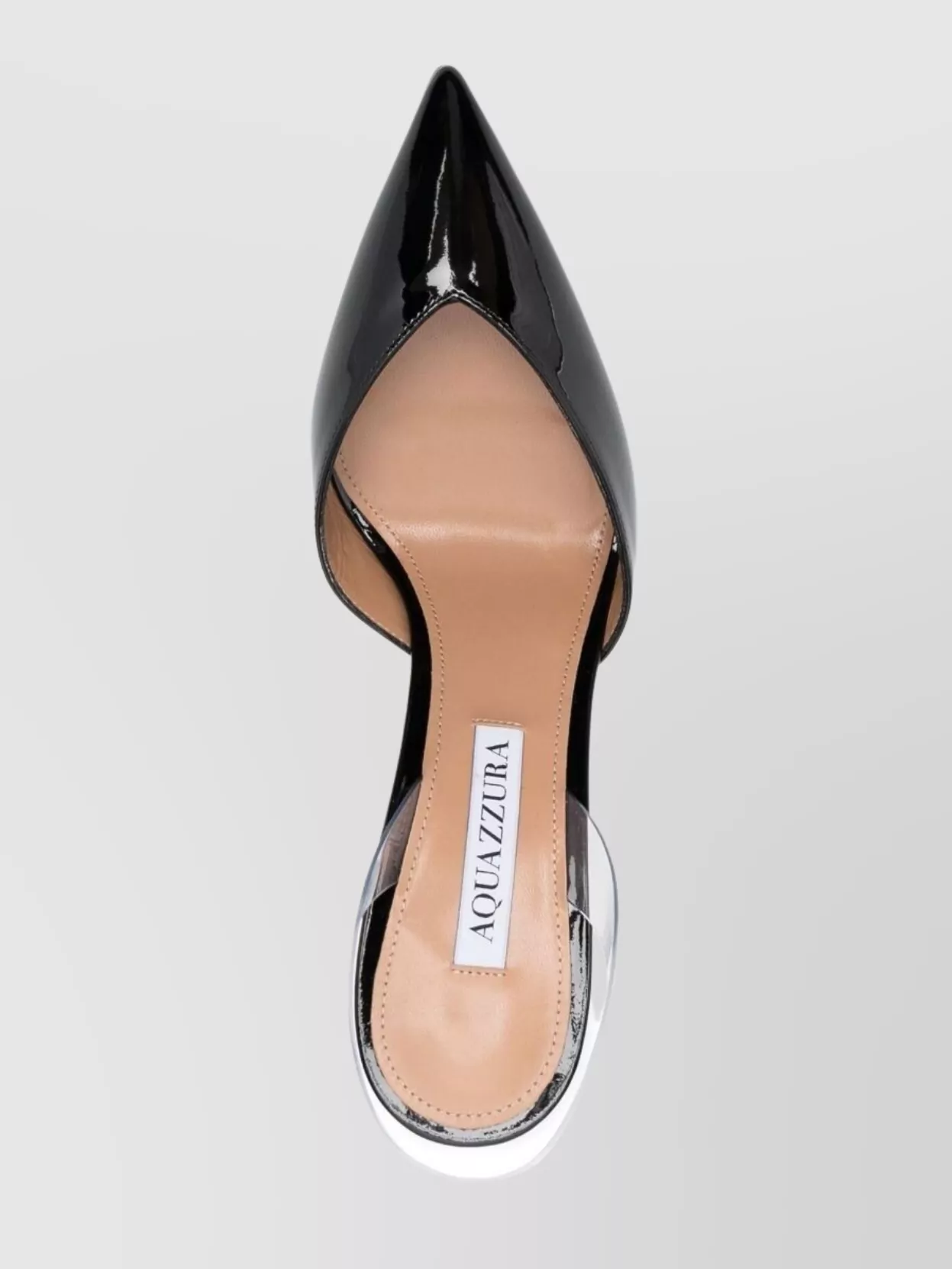 Aquazzura Plexi Sling 85 Pointed Toe Sandals