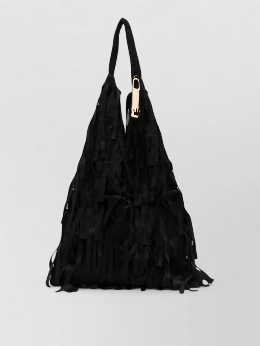 La Milanesa fringe shoulder bag