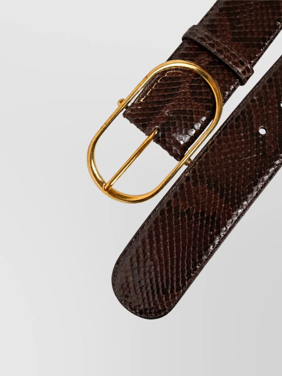 Dolce&Gabbana Python Leather Belt
