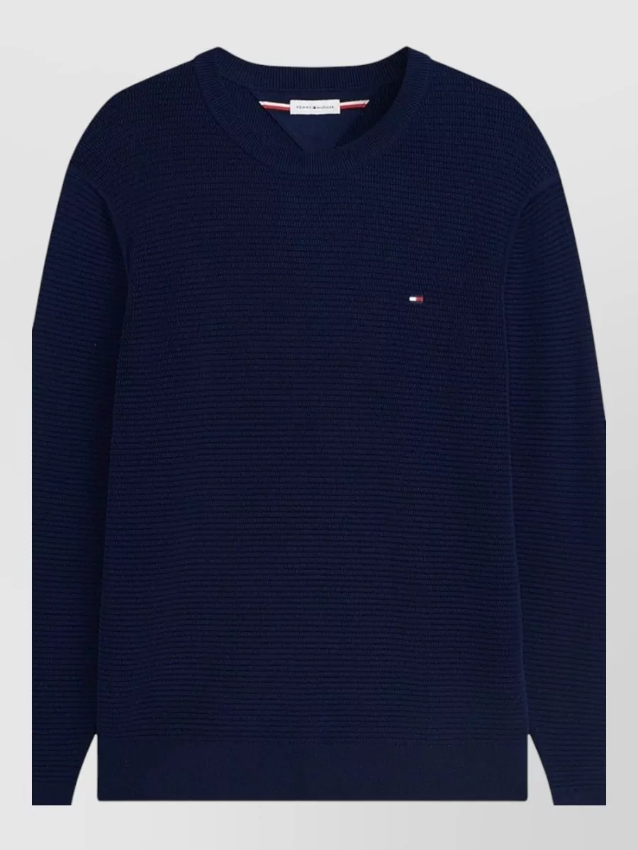 Tommy Hilfiger textured crew neck t-shirt