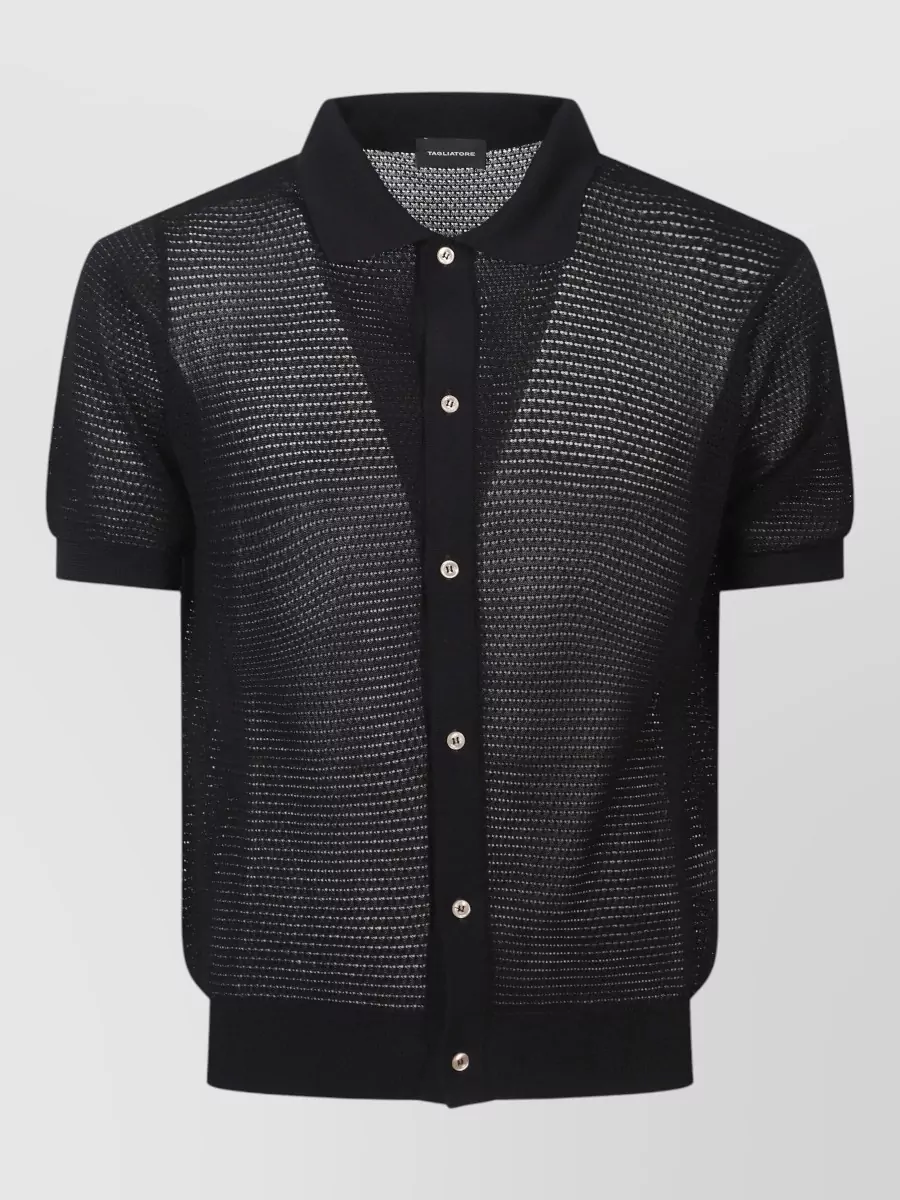 Tagliatore Ribbed knit shirt