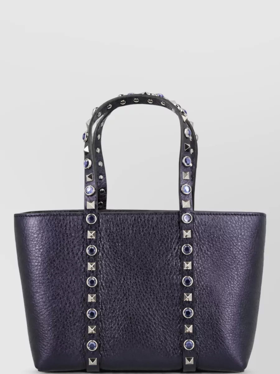 Valentino Garavani Rockstud Spike Leather Tote Bag