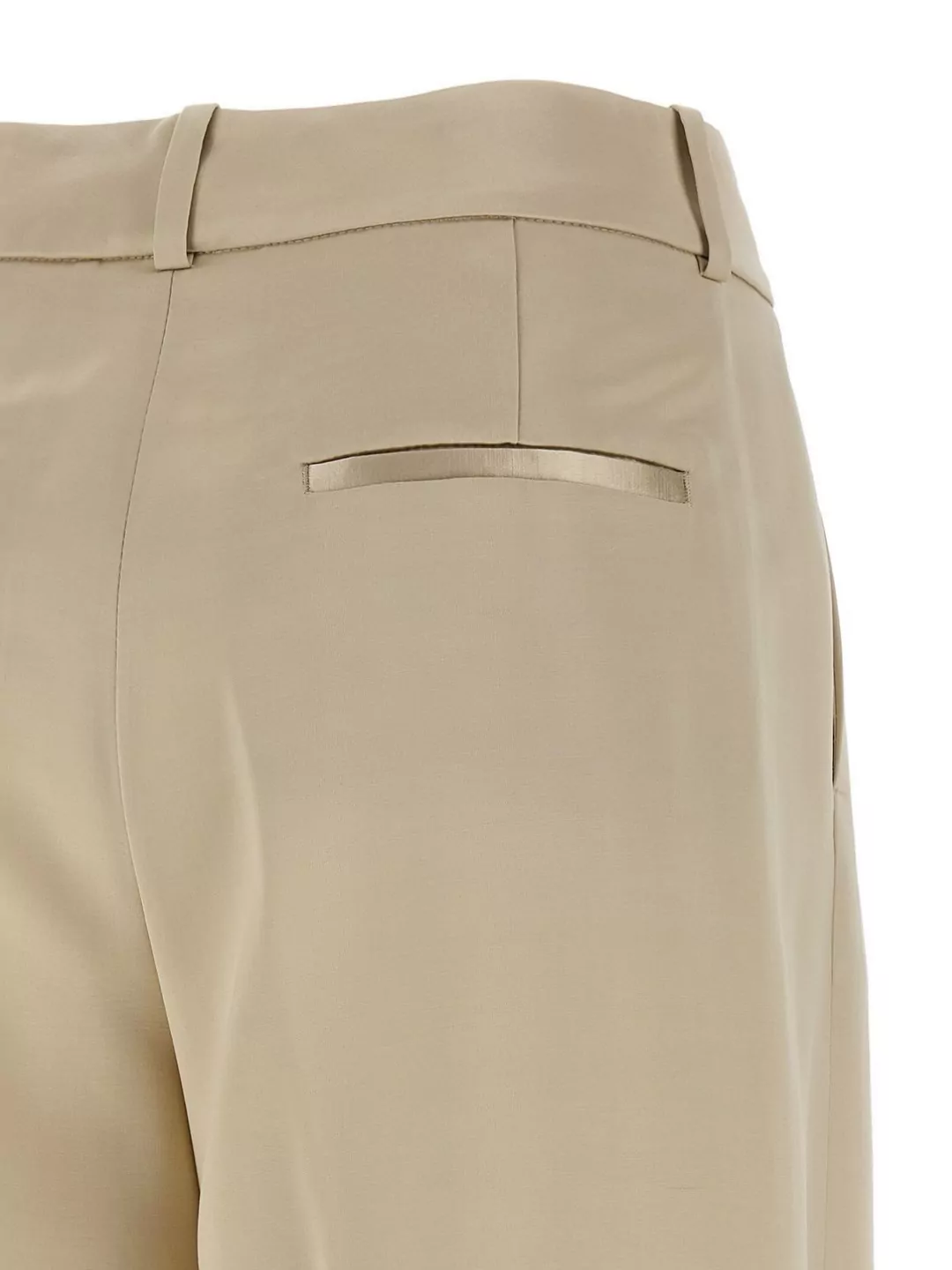 Peserico High Waist Wide Leg Trousers With Pockets
