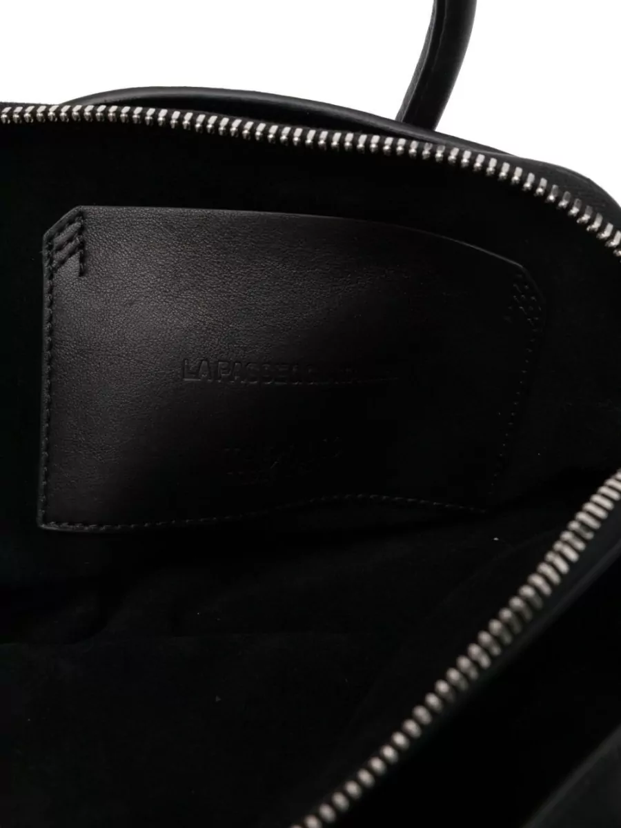 The Attico Mini Leather Top Handle Bag