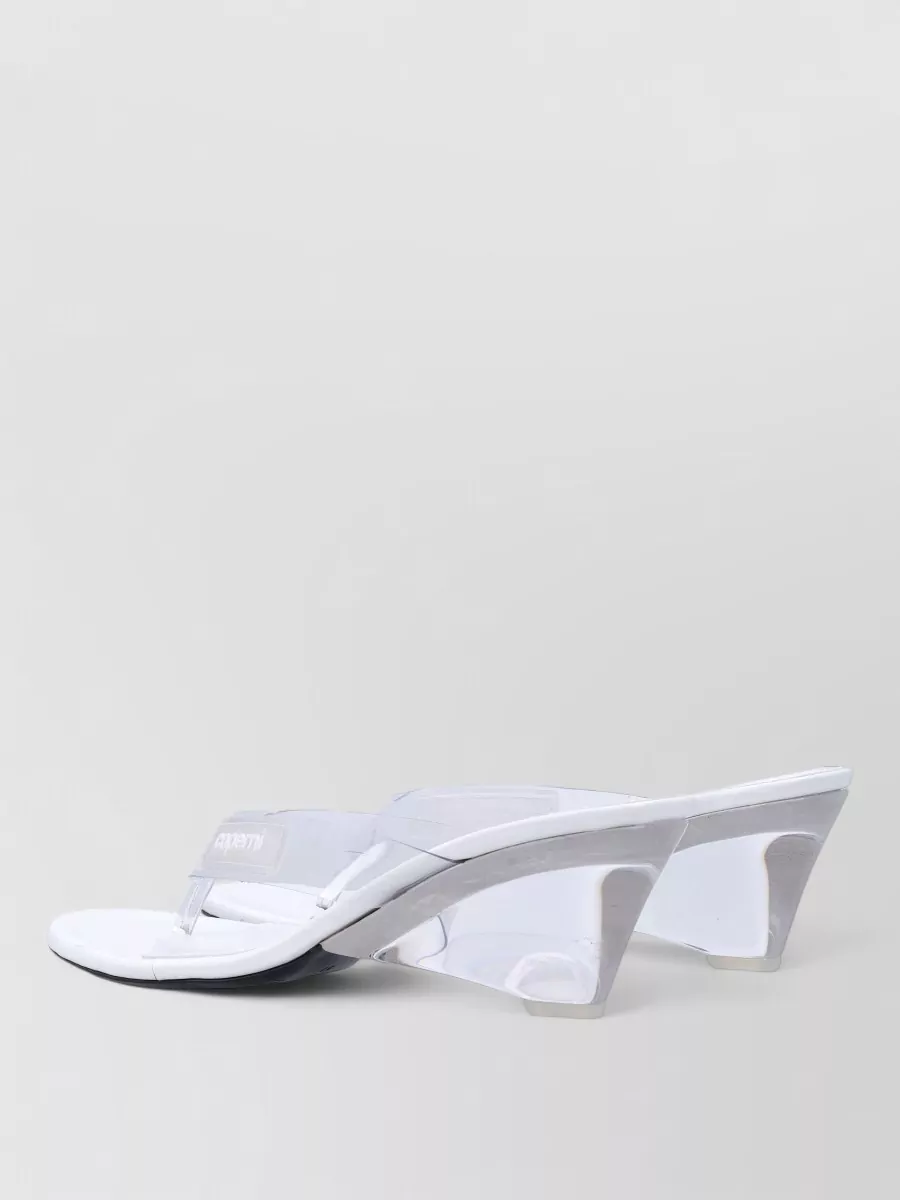 Coperni Pvc Wedge Flip Flop Sandals