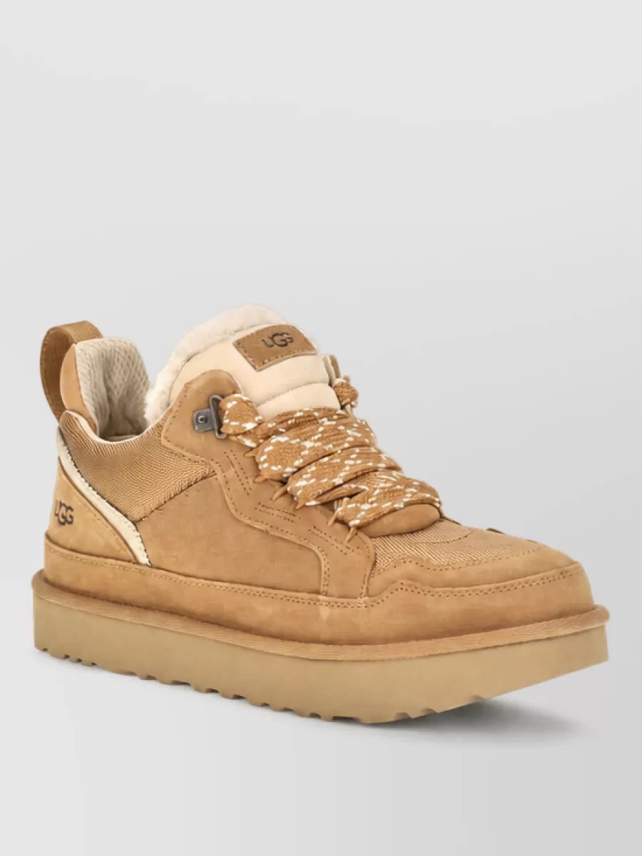 Ugg leather chunky sneakers