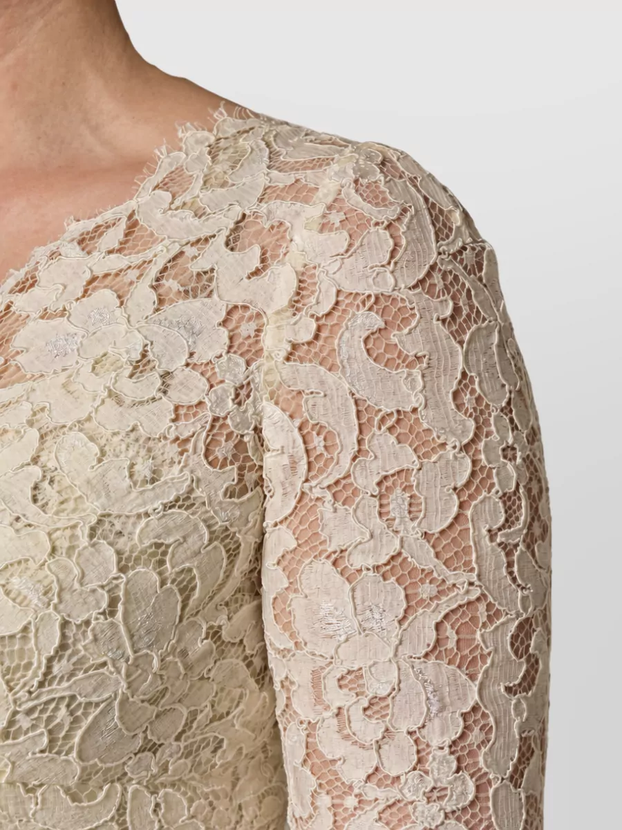 Dolce&Gabbana Floral Lace Maxi Dress