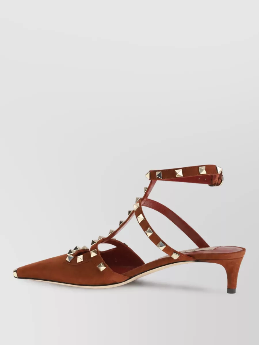 Valentino Garavani leather rockstud mules