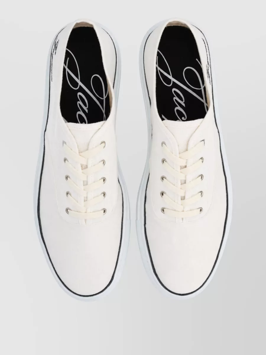 Jacquemus Cotton Lace-Up Sneakers