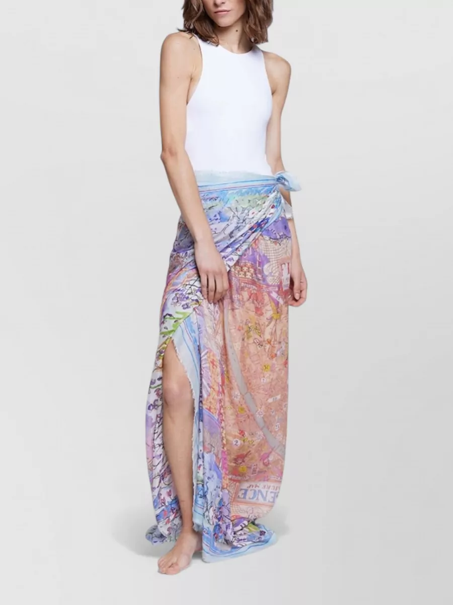 Faliero Sarti Silk Modal Printed Scarf