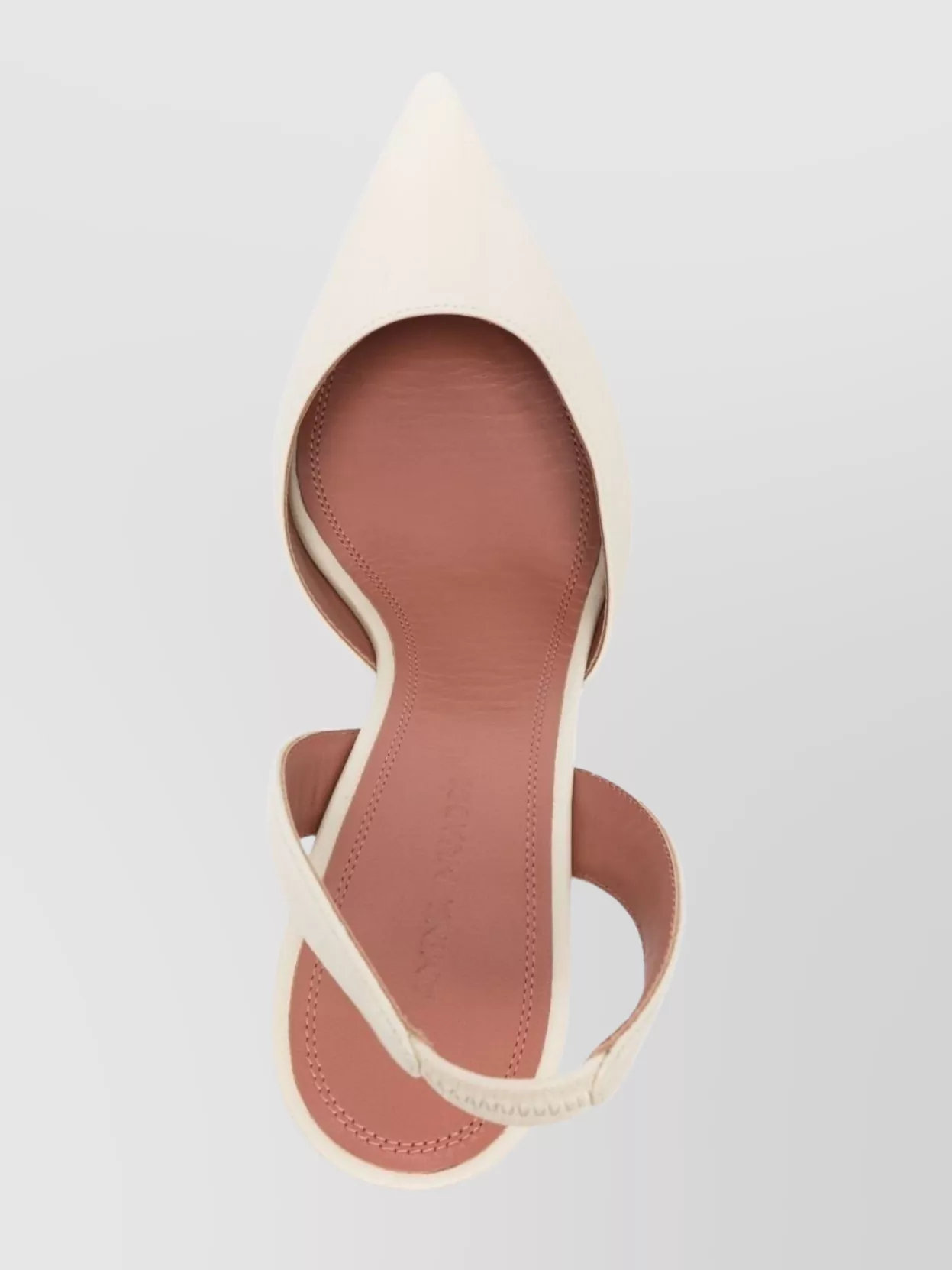Amina Muaddi Slingback Pumps With Unique Heel Design