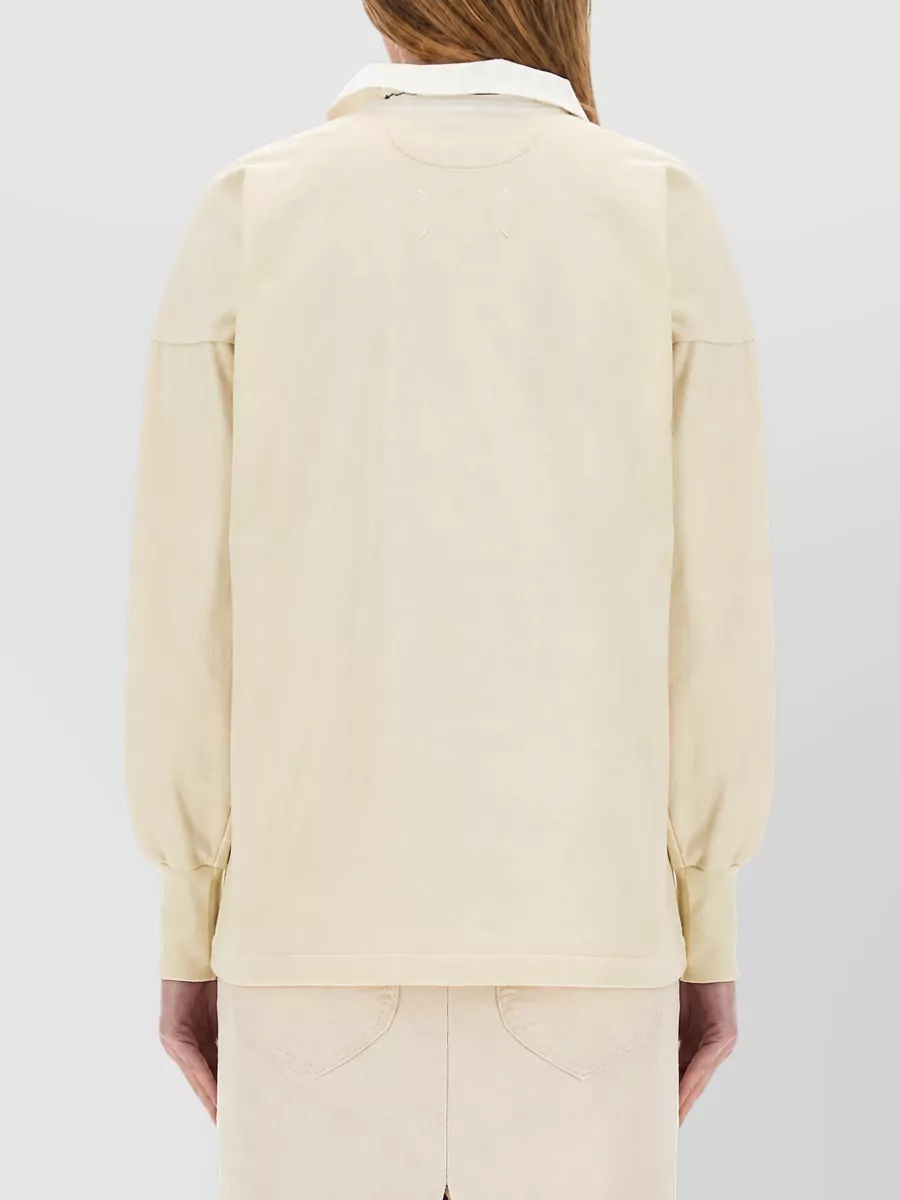 Maison Margiela Cotton Printed Polo Shirt