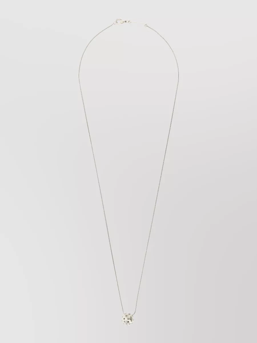 Rick Owens crystal pendant necklace