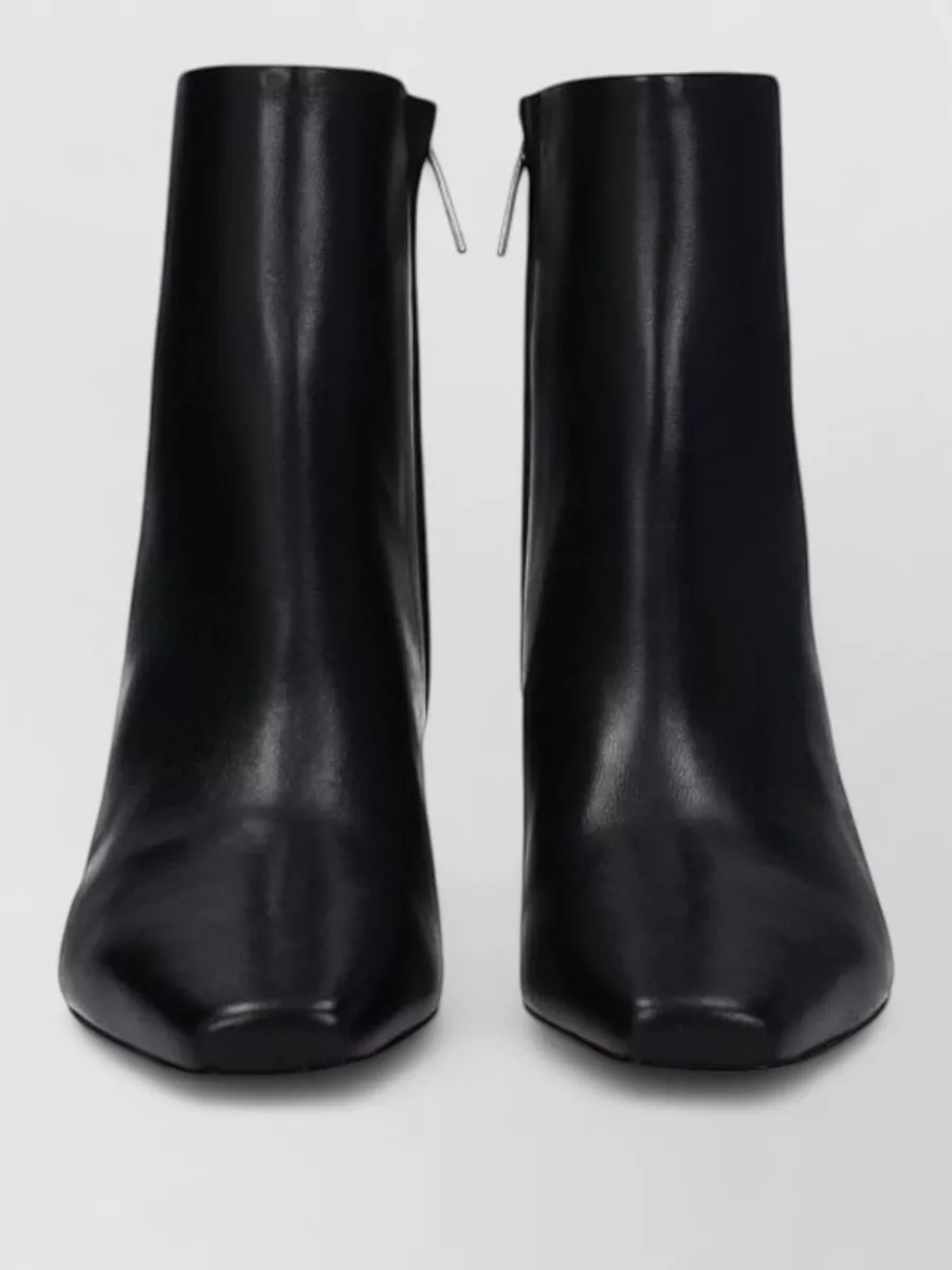 Off-White leather ankle boots