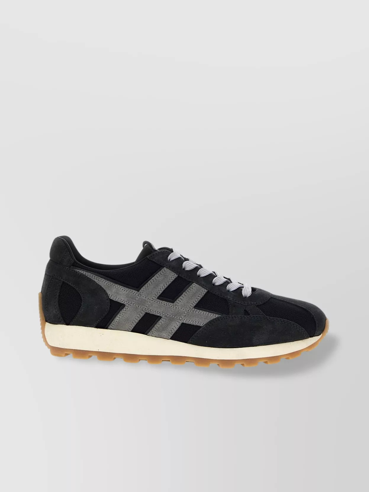 Hogan Suede Panels Rubber Sole Sneakers