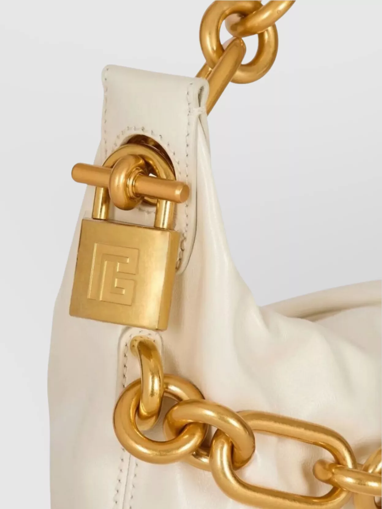 Balmain "Sync" Medium Calfskin Bag