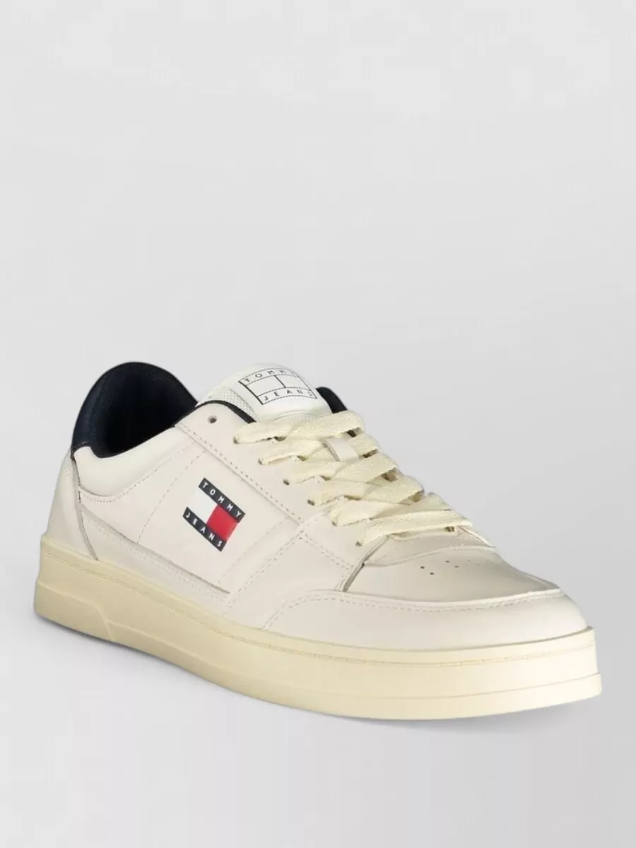 Tommy Hilfiger leather lace-up sneakers