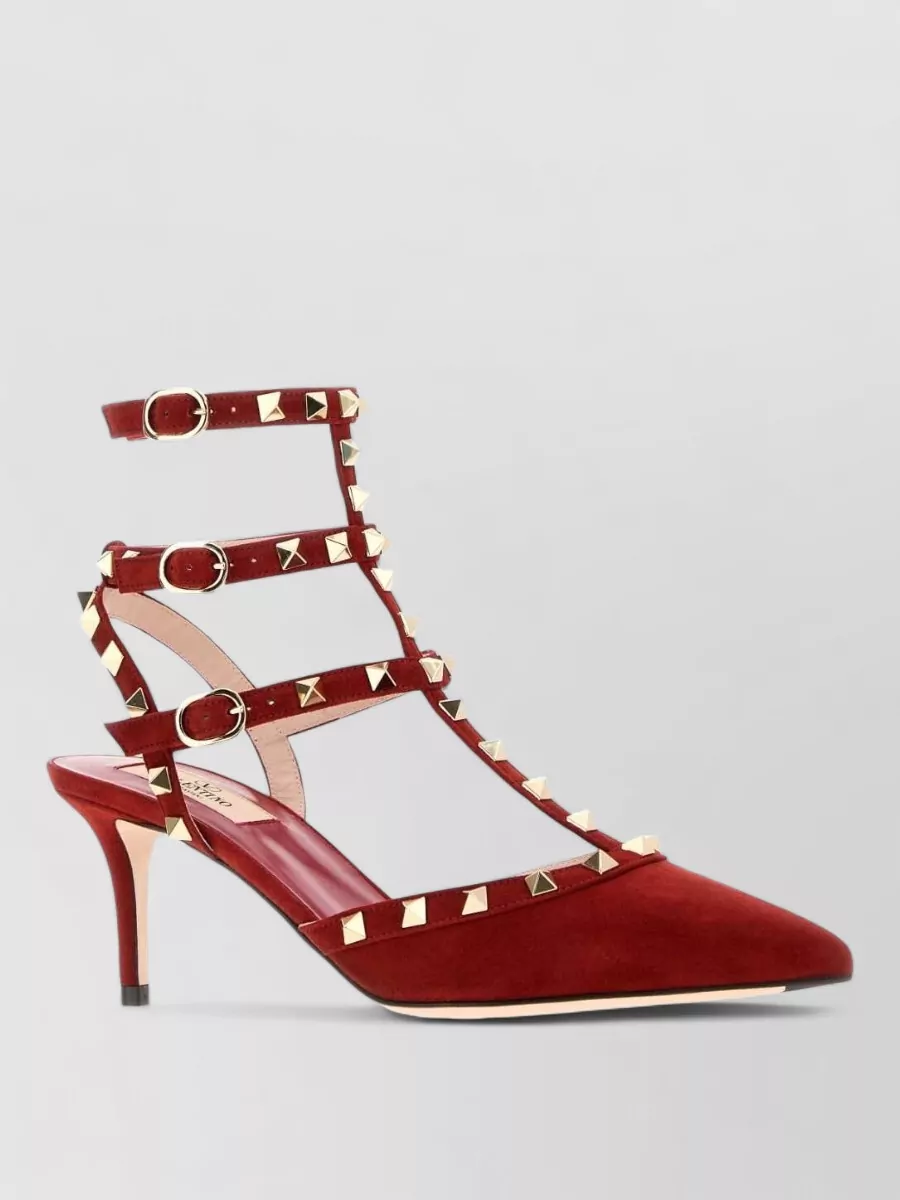 Valentino Garavani suede rockstud pumps