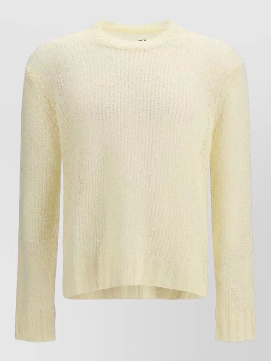 Jil Sander linen openwork jumper