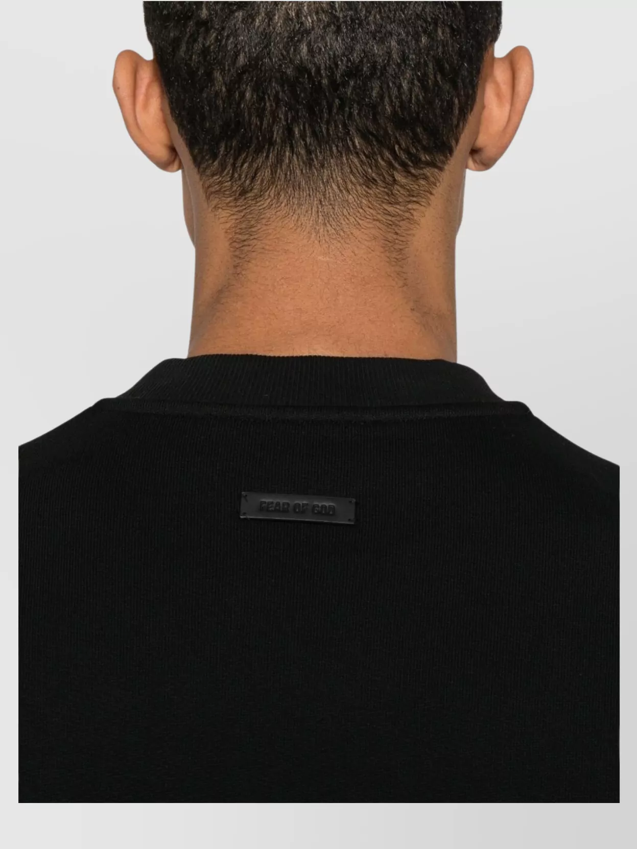 Fear Of God Ribbed Crew Neck Sweater With Long Sleeves