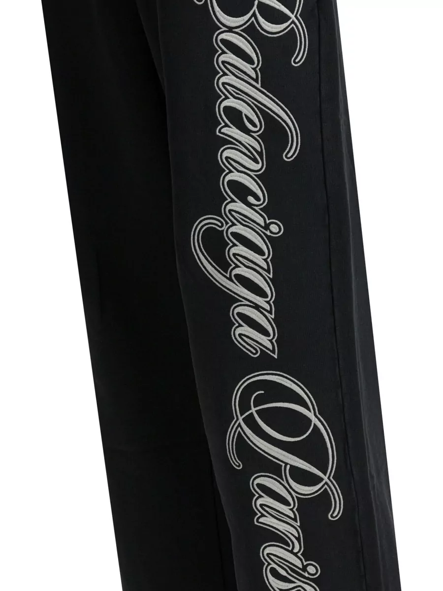 Balenciaga Baggy Cursive Straight Leg Trousers