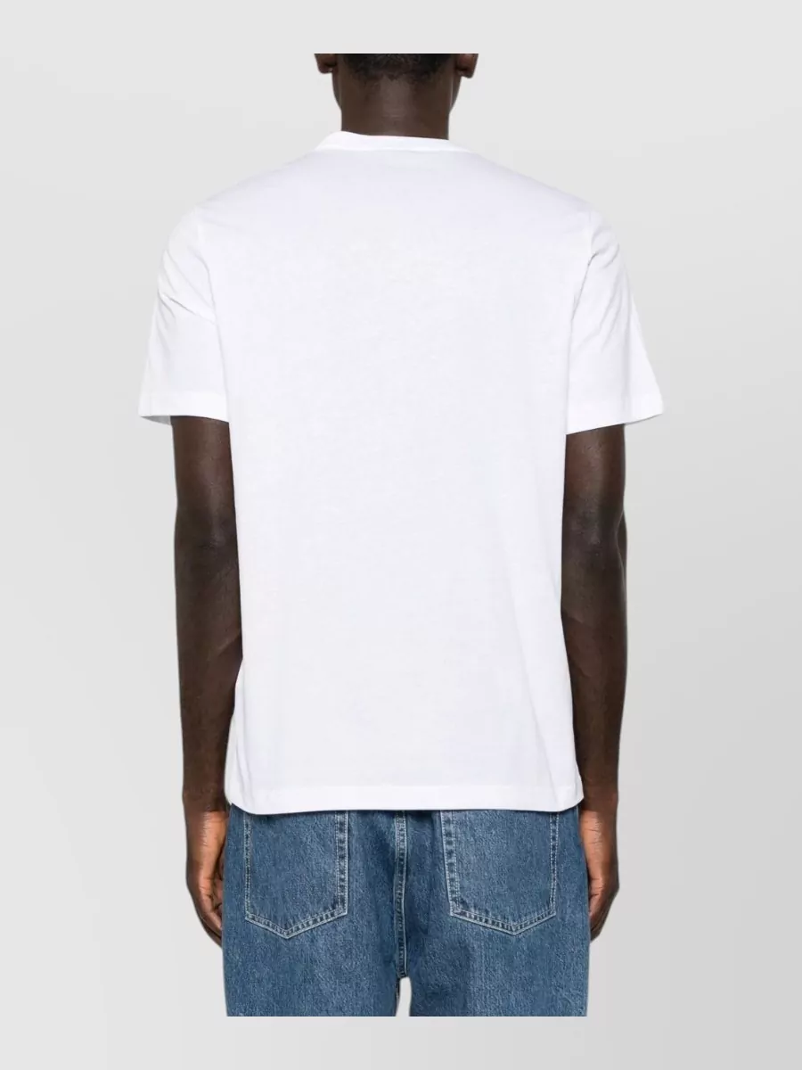 Paul Smith Organic Cotton Mushroom Print Crew Neck T-Shirt