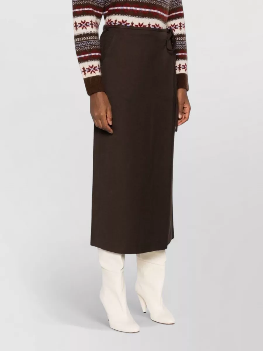 Dunst Midi Wrap Skirt
