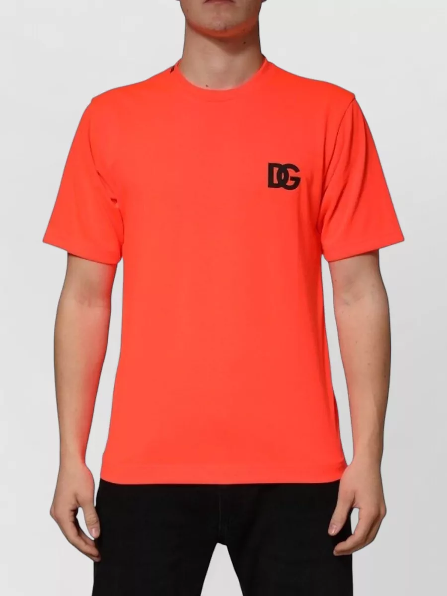 Dolce&Gabbana Polyester crew neck t-shirt