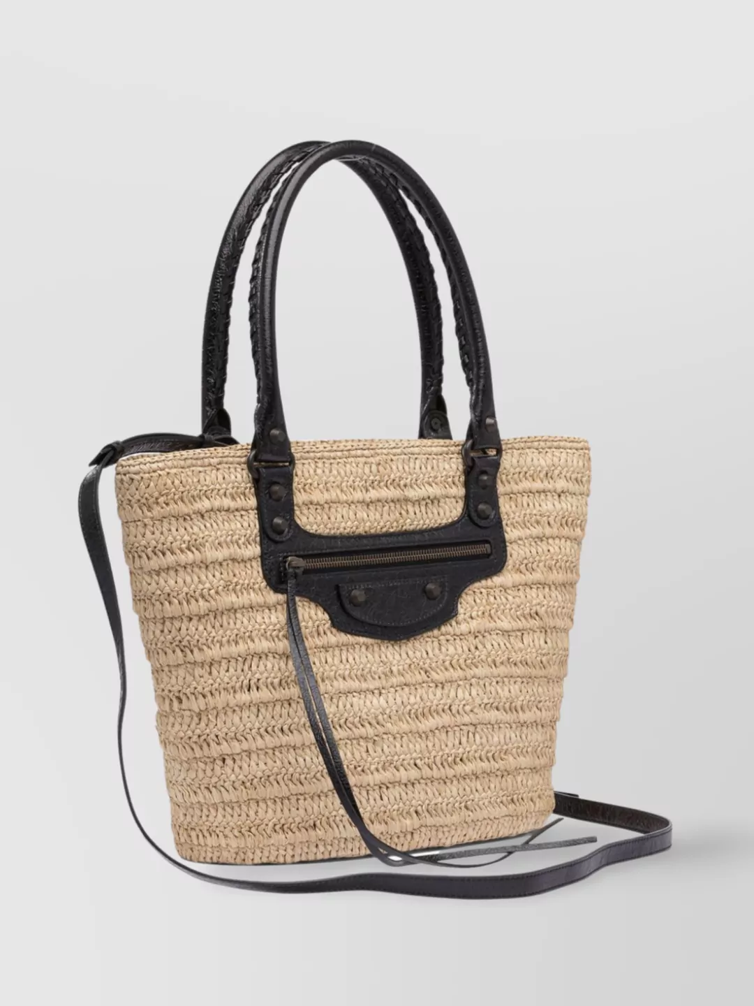 Balenciaga Woven Texture Dual Handles Shoulder Bags