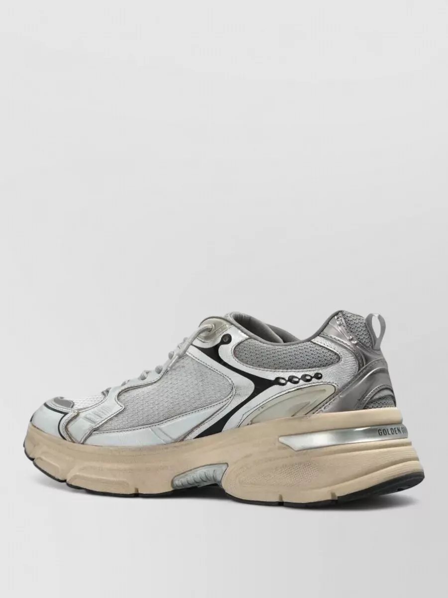 Golden Goose Lightstar Sneakers Mesh Nappa Star Detail