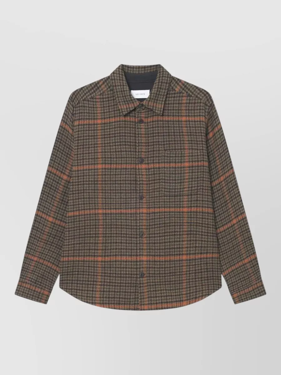 Les Deux houndstooth overshirt