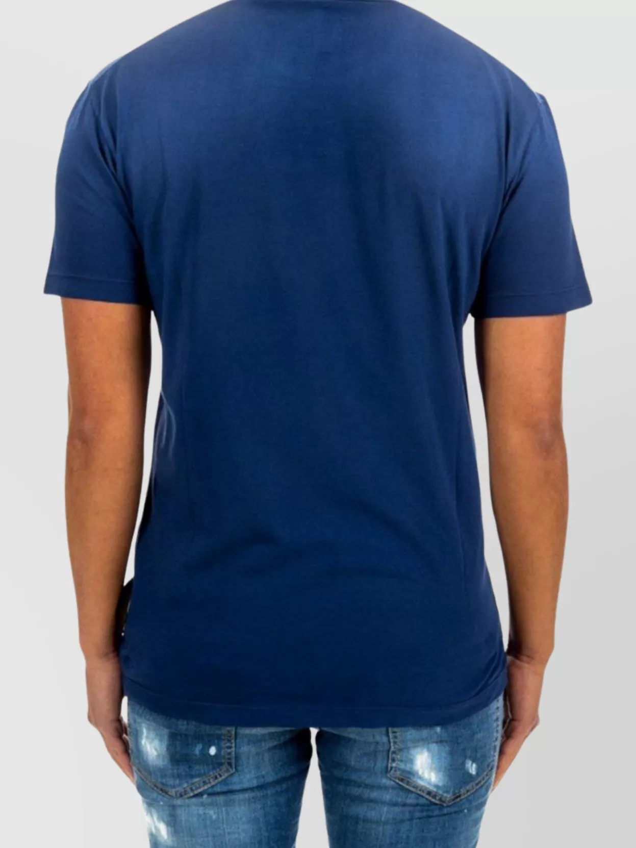 Dsquared2 Crew Neck Short Sleeves T-shirt In Blue