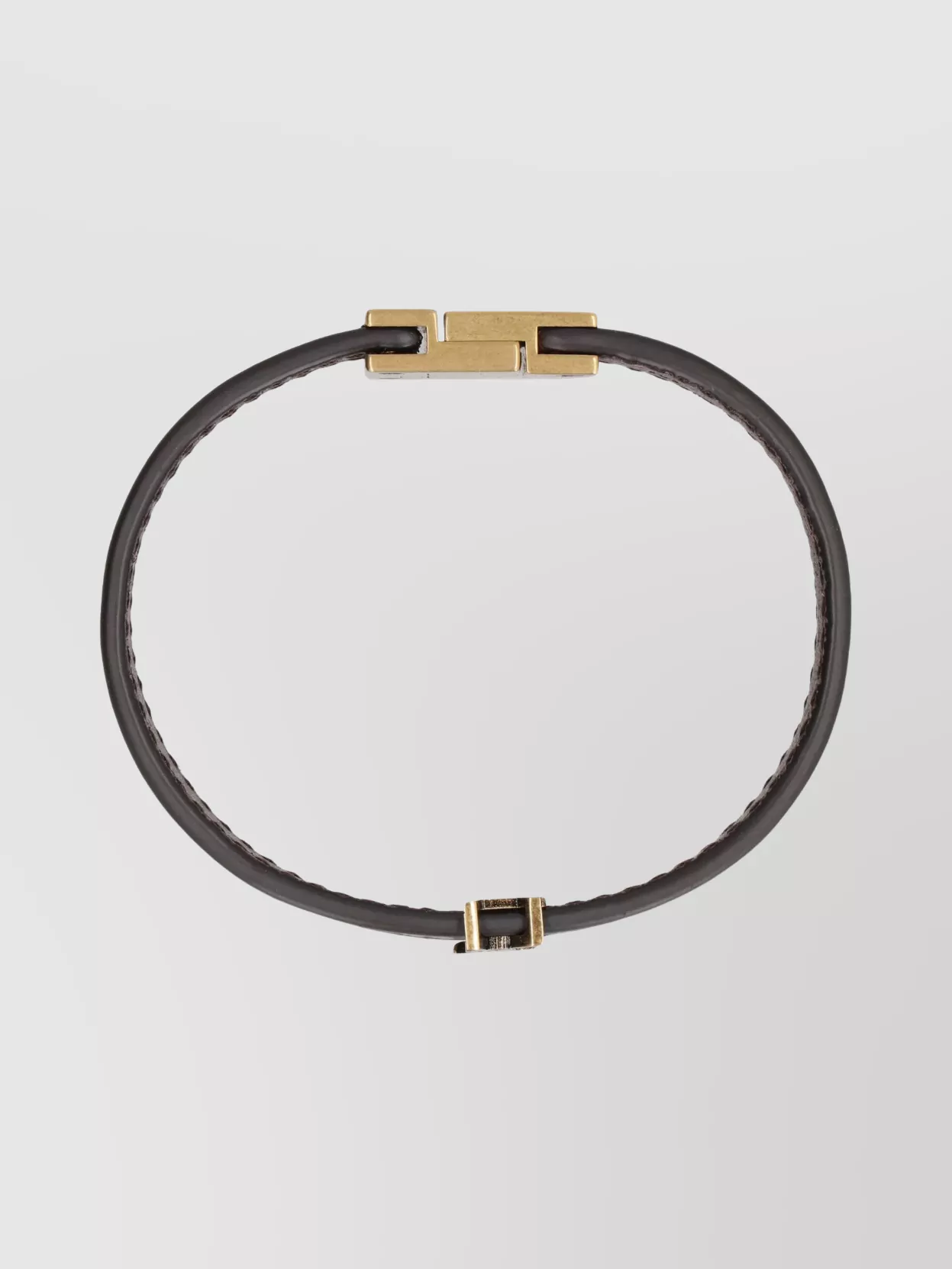 Saint Laurent Cassandre Logo Plaque Bracelet