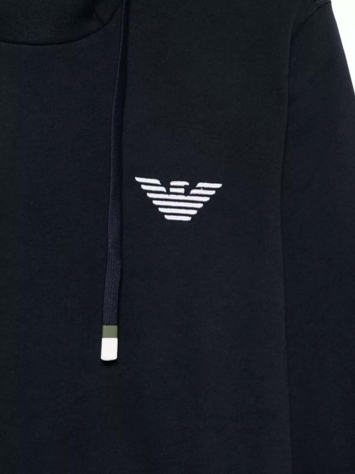 Emporio Armani Logo Cotton Blend Hoodie