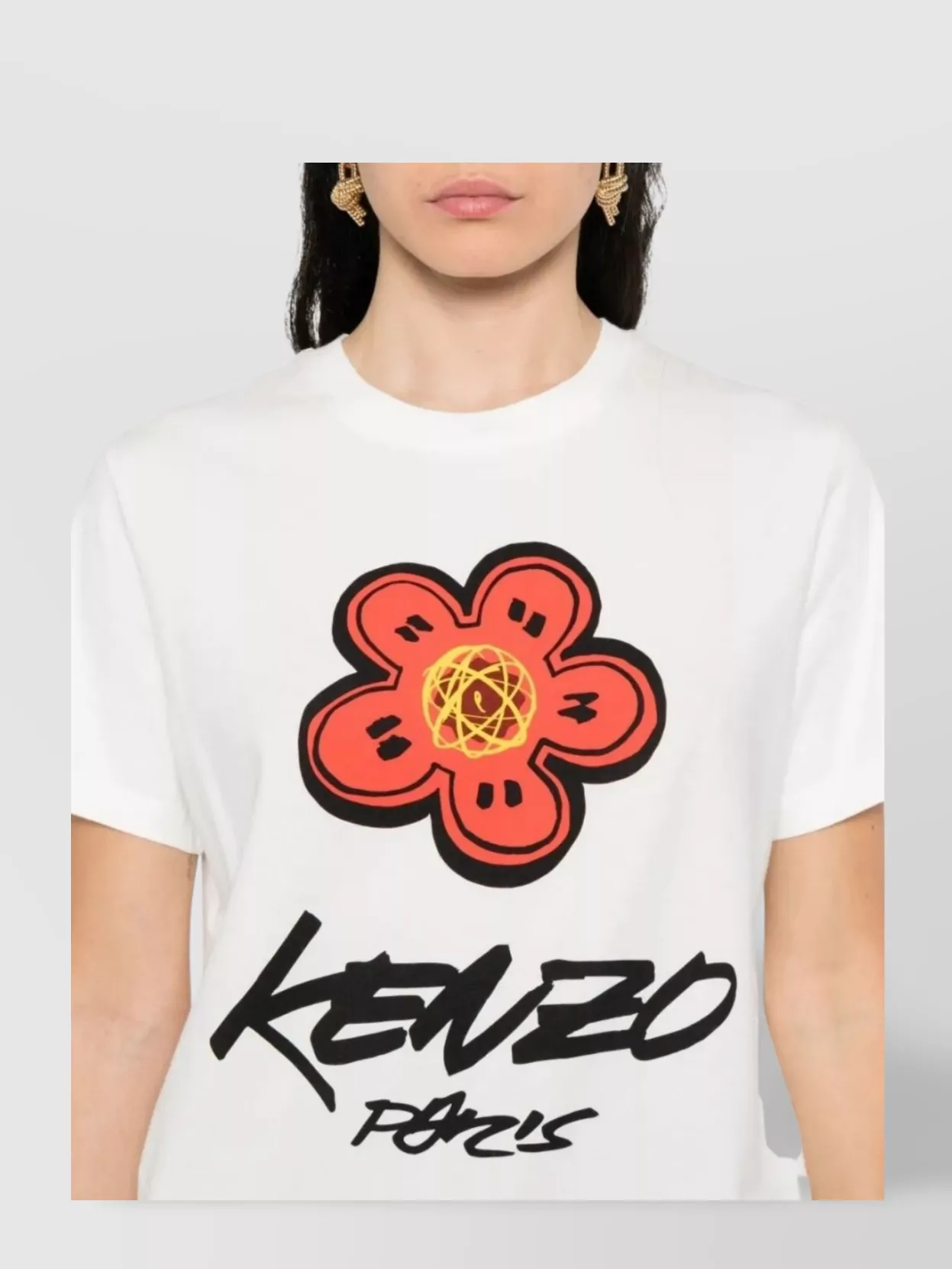 Kenzo Futura Loose T-Shirt Boke Flower Crew