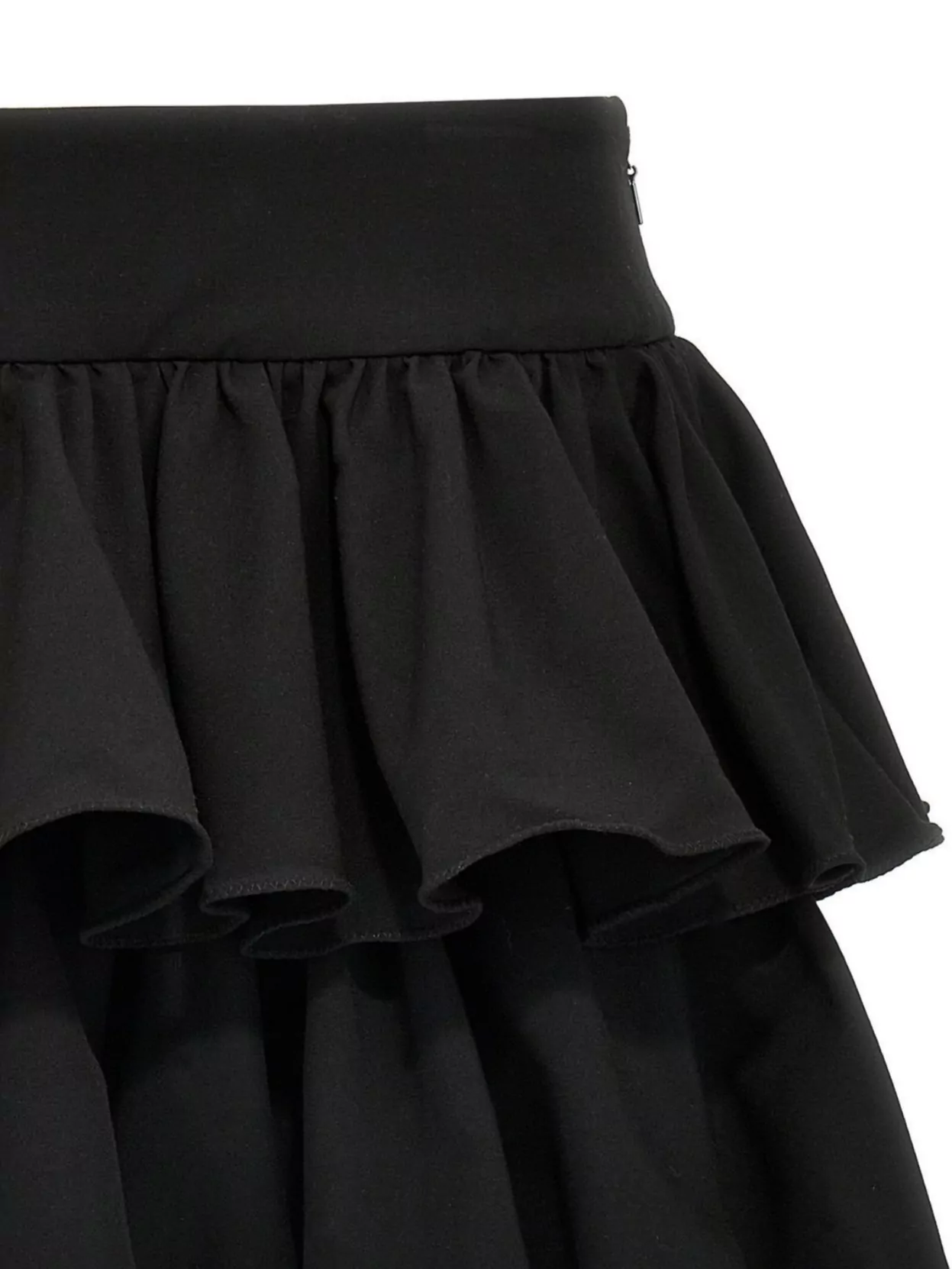 Rotate Birger Christensen High Waistband Ruffle Mini Skirt