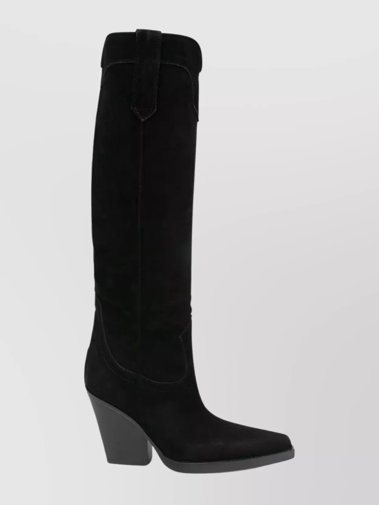 Paris Texas Western Style Knee High Suede Boots