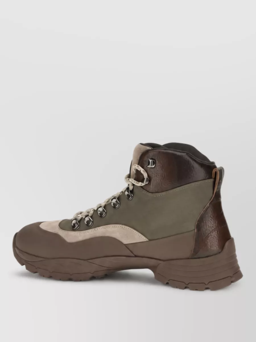 Brunello Cucinelli nylon lace-up hi-top sneakers