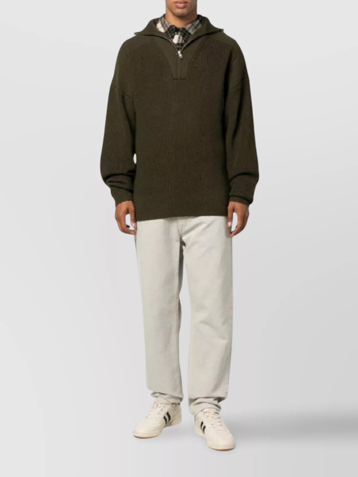 Isabel Marant Cozy Turtleneck Sweater Drop Shoulders In Brown
