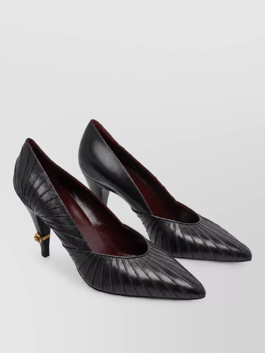 Versace leather pumps