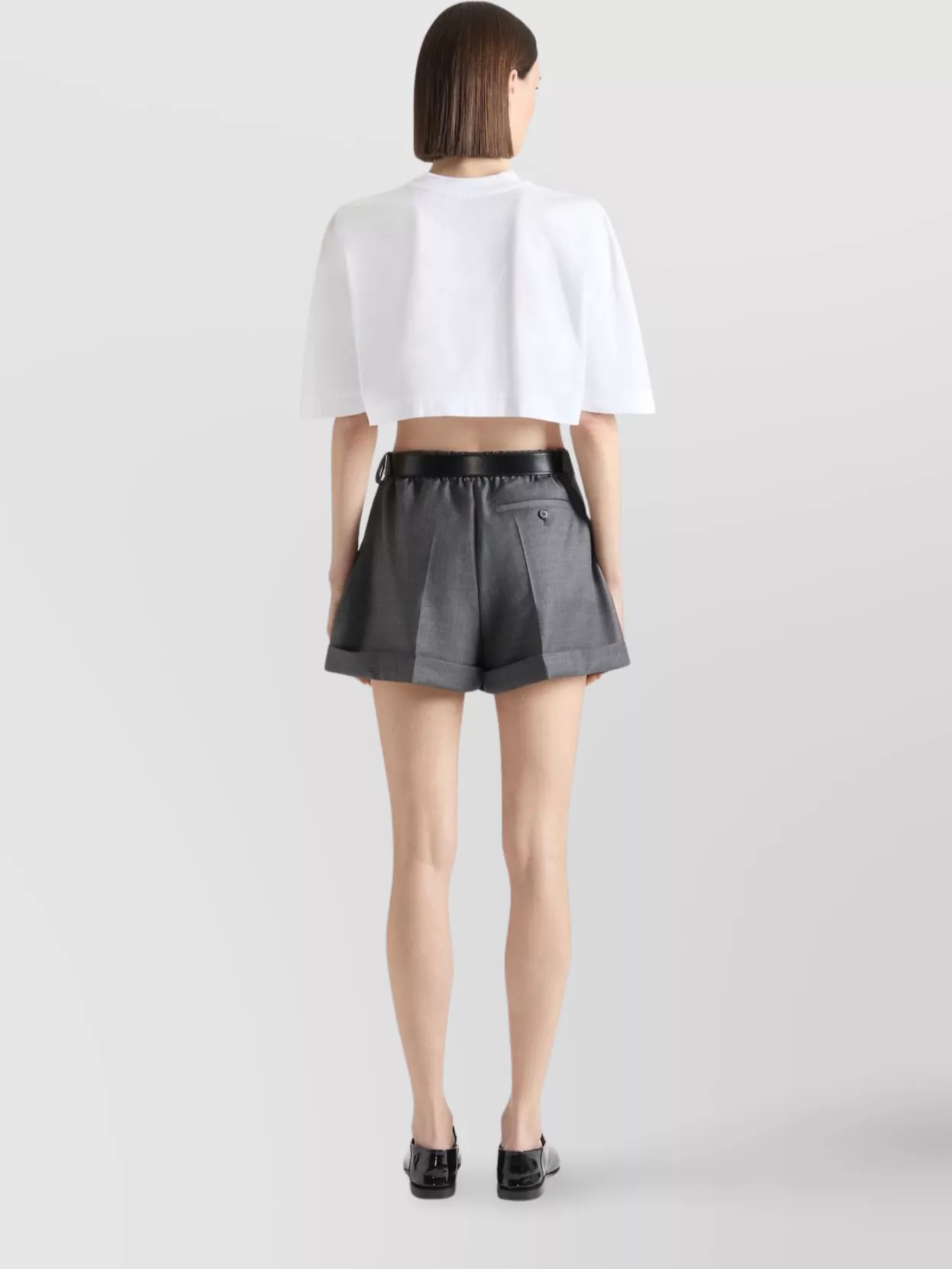 Givenchy Short Sleeve Cropped T-Shirt With 3D Print