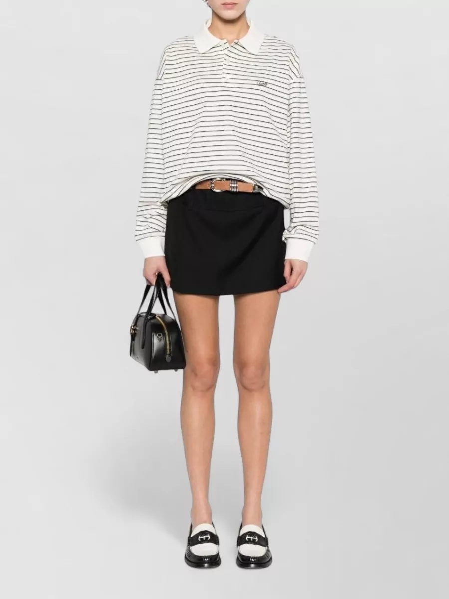 Dunst Striped Cotton Polo Shirt
