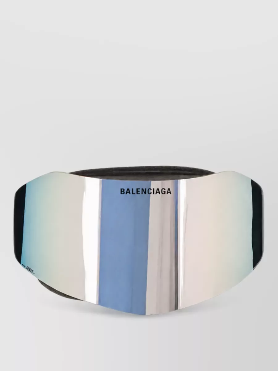 Balenciaga mirrored ski goggles