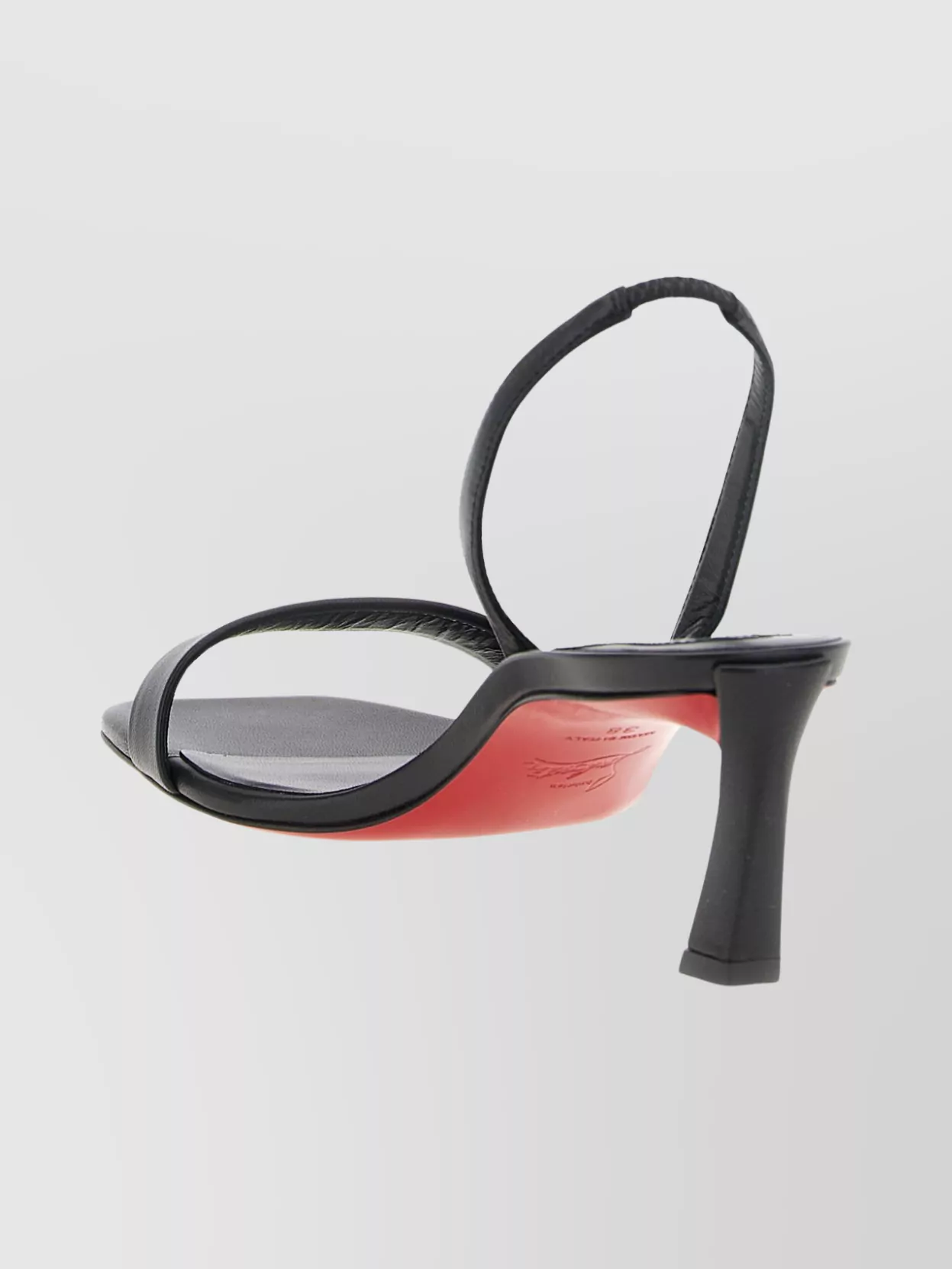 Christian Louboutin Slingback Sandals With Square Toe Design